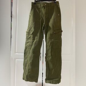 Zara Olive Cargo Pants